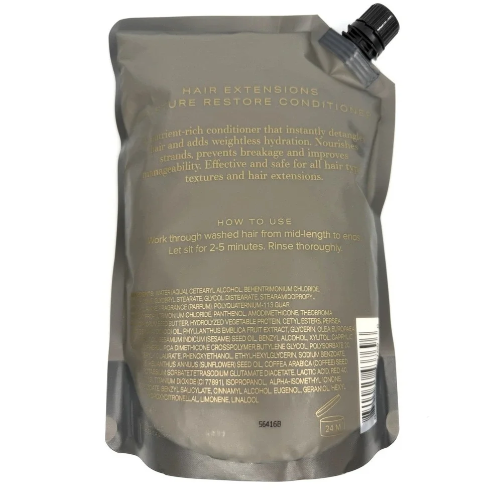 Bellami Hair Extensions Moisture Restore Shampoo‎ & Conditioner Refill Set New